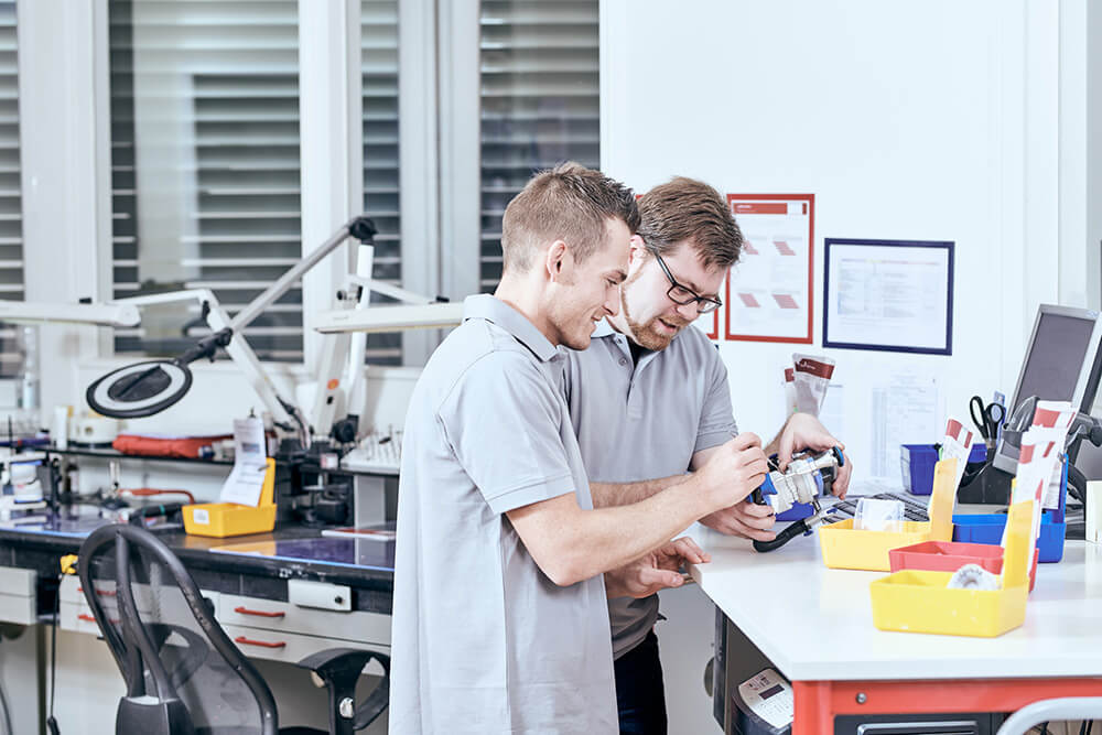 InteraDent Zahntechnik in der Zentrale in Lübeck